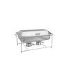 Rechaud Banho Maria Retangular Tramontina Completo Aço Inox 9,06l - 3