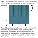 Ver imagem 2 de Cabeceira de Cama King Size Box 195 Cm Karla Suede Cor:azul Turquesa