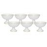 Jogo Com 6 Taças Sobremesa 240ml Porcelana Soleil Victória Ouro Oxford - 1