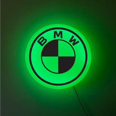 Placa Led Luminosa Veículos 50 Cm Bgplasticos Bgpc Modelo C Rgb