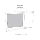 Ver imagem 6 de Balcão Banheiro Parma com Tampo, Cuba e Espelho - Mdf 80cm