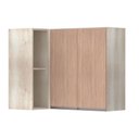 Ver imagem 1 de Armário Canto Reto Conjugado 2 Portas C/Nicho Legno Crema