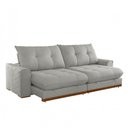 Ver imagem 2 de Sofá Argo Linho 02 Módulos 80 Cm B25cm Meu Sofá Online A230 Linho Cinza