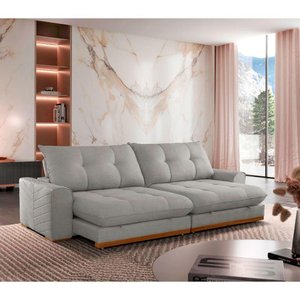 Sofá Argo Linho 02 Módulos 80 Cm B25cm Meu Sofá Online A230 Linho Cinza