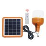 Luminária Lâmpada Solar 20w + Placa Solar Para Casa De Campo - 1