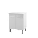 Ver imagem 2 de Balcão Multiuso 2 Portas Serena 70cm - Branco Móblis