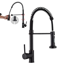 Torneira Gourmet Inox 50cm Sn02 Snel Premium Modelo: Bancada Cor: Preto - 3