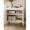 Ver imagem 2 de Aparador Buffet 60cm MDF Branco Madri - On Móveis