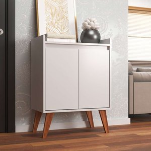 Aparador Buffet 60cm Mdf Branco Madri - On Móveis
