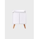 Ver imagem 5 de Aparador Buffet 60cm MDF Branco Madri - On Móveis