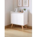 Ver imagem 1 de Aparador Buffet 60cm MDF Branco Madri - On Móveis