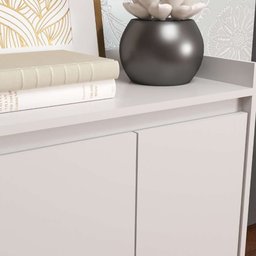 Aparador Buffet 60cm Mdf Branco Madri - On Móveis - 3