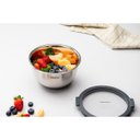 Ver imagem 2 de Bowl Tramontina Cucina em Aço Inox com Tampa Plástica 19 Cm 1,5 Litros
