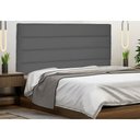 Ver imagem 2 de Cabeceira Queen 160 cm Greta Suede - SSX Multicoisas - Cinza