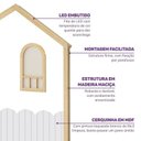 Ver imagem 6 de Cama Montessoriana Wave Casal e Moldura com Led New Garden Casatema MadeiraOriginals