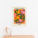 Ver imagem 2 de Quadro Matisse Positive Vibes 24x18cm - com Vidro:moldura Branca