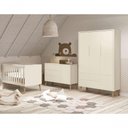 Ver imagem 2 de Jogo de Quarto para Bebê Completo 3 Portas Théo New Areia Fosco com Natural - Reller