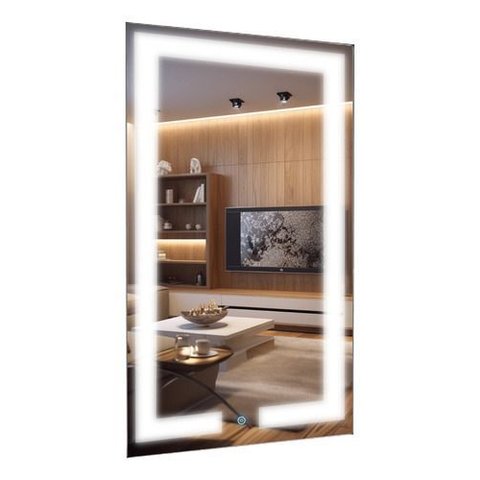 Espelho Retangular Iluminado Led Touch Screen 70x50cm - Fria