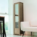 Ver imagem 4 de Cristaleira 1 Porta Vidro 1 Gaveta 180x43 Cm E962 Diamond Dtall Diamond