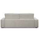 Ver imagem 5 de Sofá 3 Lugares Retrátil Reclinável para Sala de Estar 230cm Udine F04 Linho Cinza Claro - Lyam Decor