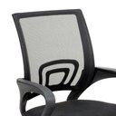 Ver imagem 5 de Conjunto 3 Cadeiras Confortavel para Trabalhar Escritório Diretor Secretaria Clinica - Preto