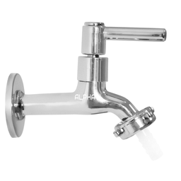 Torneira Para Jardim Tanque Metal Alavanca Cromada 1128 C72:Prateado - 6