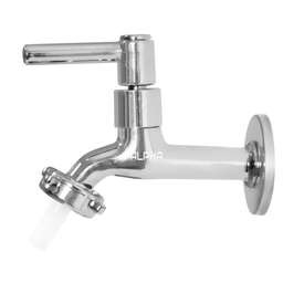 Torneira Para Jardim Tanque Metal Alavanca Cromada 1128 C72:Prateado - 5