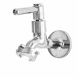Torneira Para Jardim Tanque Metal Alavanca Cromada 1128 C72:Prateado - 1