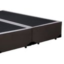 Ver imagem 4 de Cama Box Queen Bipartido Sintético Marrom Emth 158x198x40