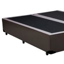 Ver imagem 3 de Cama Box Queen Bipartido Sintético Marrom Emth 158x198x40
