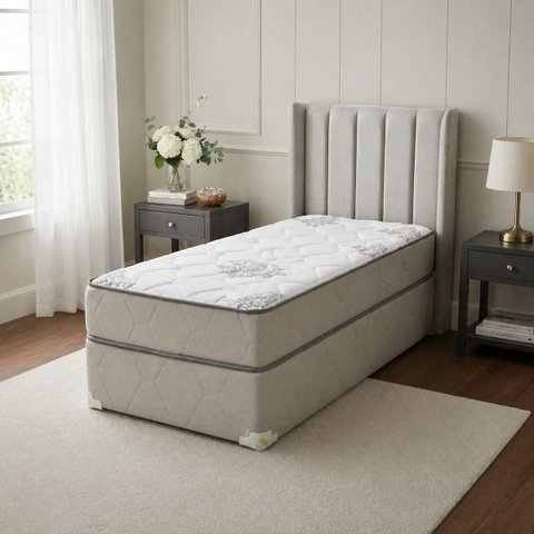 Cama Unibox Mega Pocket Lateral Bege