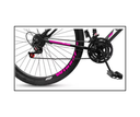 Ver imagem 3 de Bicicleta Aro 26 Aero 21 Marchas Velox - Preto - Ello Cor:preto/rosa