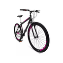 Ver imagem 1 de Bicicleta Aro 26 Aero 21 Marchas Velox - Preto - Ello Cor:preto/rosa