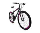 Ver imagem 1 de Bicicleta Aro 26 Aero 21 Marchas Velox - Preto - Ello Cor:preto/rosa
