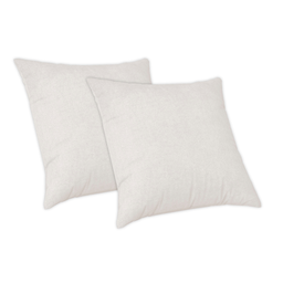 Kit 2 Capas Almofadas Luxo 50 X 50cm com Ziper Glamour Marfim - 1 Kit 2 Capas Almofadas Luxo 50 X 50cm com Ziper Glamour Marfim - 1