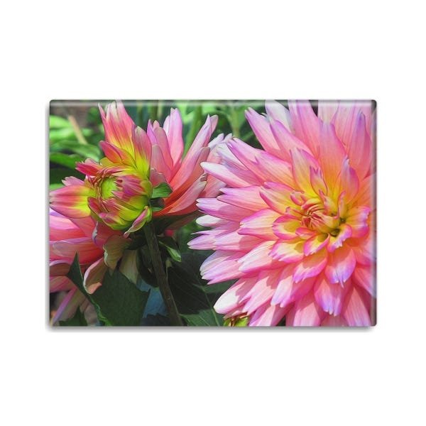 Quadros decorativos em Canvas Slim Flores 65x45cm - 1