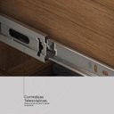 Ver imagem 5 de Armário Multiuso Sapateira 2 Portas com Espelho e 1 Gaveta Austin Amêndola Touch