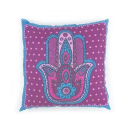 Almofada Hamsa Mão de Fátima - 1