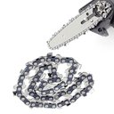 Ver imagem 1 de Corrente de Mini Motosserra Reposiçao 4 Polegadas 14 Dentes Ferramenta Resistente Corta Arvore Madei