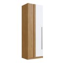 Ver imagem 1 de Módulo Guarda-Roupa Canto Reto 80cm com 1 Porta Integrato
