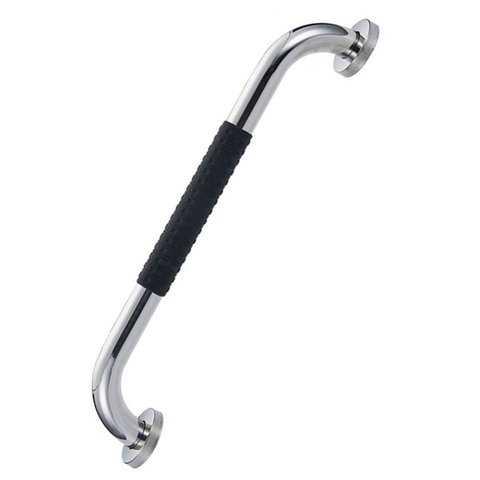Barra de Apoio Inox 30cm Suporte Antiderrapante Acessibilidade Idoso Gestante Criança Cadeirante Ban