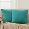 Almofada Suede 50x50cm Turquesa FASTLAR Capa de Almofada Suede Capa com enchimento - 1
