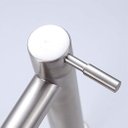 Ver imagem 2 de Kit 2 Torneiras para Banheiro de Aço Inoxidável de Furo Único Moderno Suave com Filtro 304