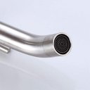 Ver imagem 3 de Kit 2 Torneiras para Banheiro de Aço Inoxidável de Furo Único Moderno Suave com Filtro 304