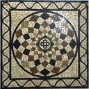 Ver imagem 1 de Piso em Mosaico Romano Semente de Girassol Colorato I Tamanho 100cm