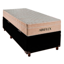 Ver imagem 5 de Kit Cama Box Bau e Colchão Molas Ensacadas Solteiro Airflex Preto