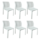 Ver imagem 1 de Cadeira Laryssa Branca Top Chairs - kit com 6