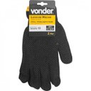 Ver imagem 2 de Luva de malha 3 fios LMV 3 preta pigmentada encartelada Vonder