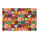 Ver imagem 1 de Tapete Brisa Infantil 100cm X 130cm Vogais Kapazi