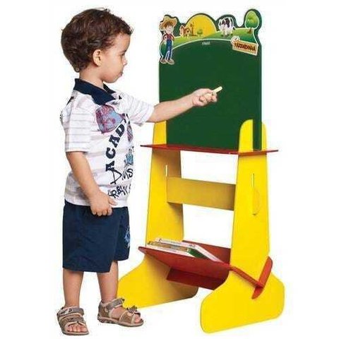 Lousa Infantil Fazendinha Dupla De Encaixe Verde Ref.8738 - Stalo